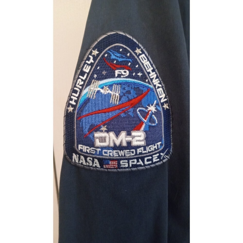 Pendleton Unisex blue button down jacket with‎ NA… - image 7